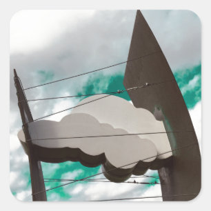 Cloud Harness by Matt Kargol Square Sticker