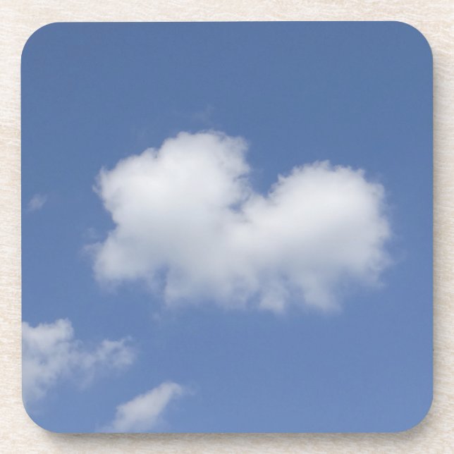 Cloud Heart  Coaster (Front)