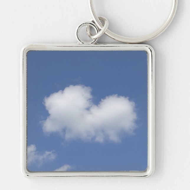 Cloud Heart  Keychain (Front)