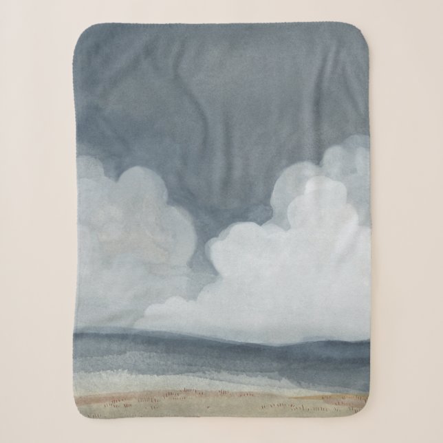 Cloud Landscape Sherpa Blanket (Front)