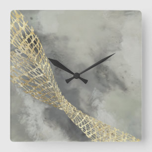 Cloud Matrix Square Wall Clock
