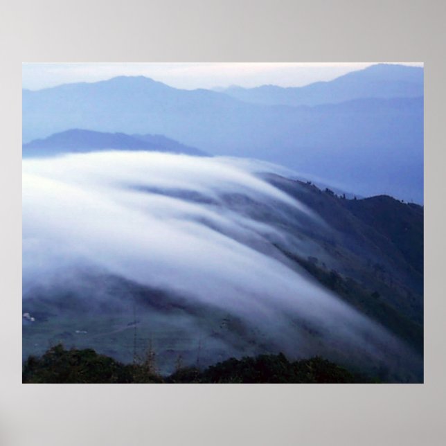 Cloud Mist Darjeeling India Poster (Front)