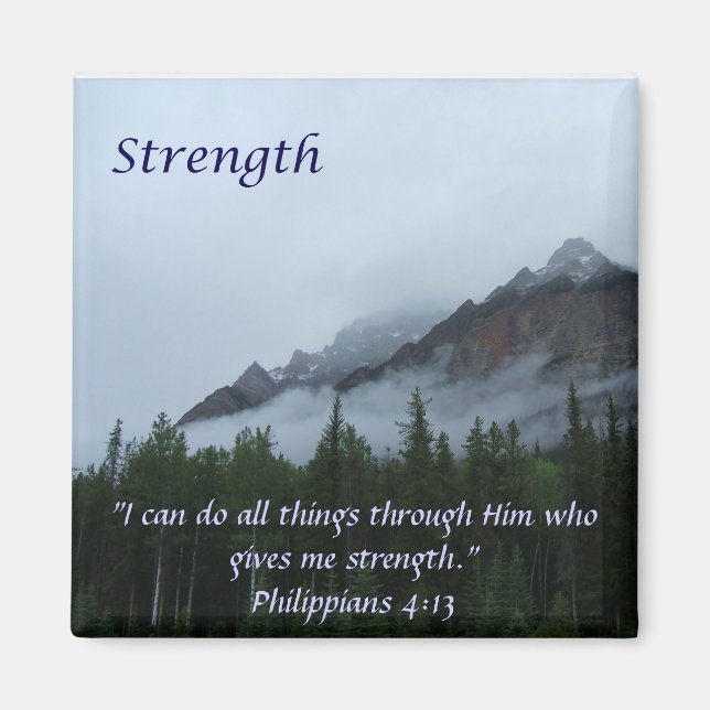 Cloud Mountain - Strength Magnet (Front)