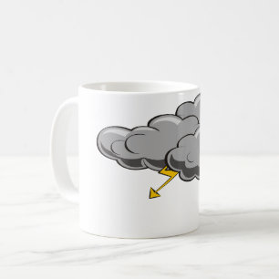 Cloud Nature Flash Illustration   Dramatic Sky Coffee Mug