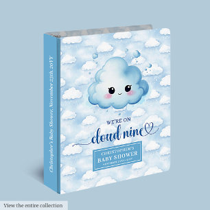 Cloud Neuf Baby shower Classeur aquarelle photo