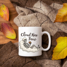 Cloud Neuf Brûler Skeleton Coffee Mug