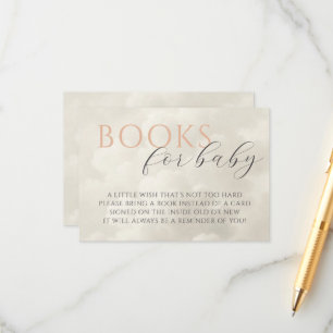Cloud Nine Baby Shower Books for Baby Enclosure Card