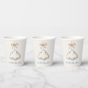 Cloud Nine Baby Shower Paper Cups