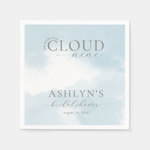 Cloud Nine Bridal Shower Paper Napkins
