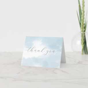 Cloud Nine Bridal Shower Thank You Card