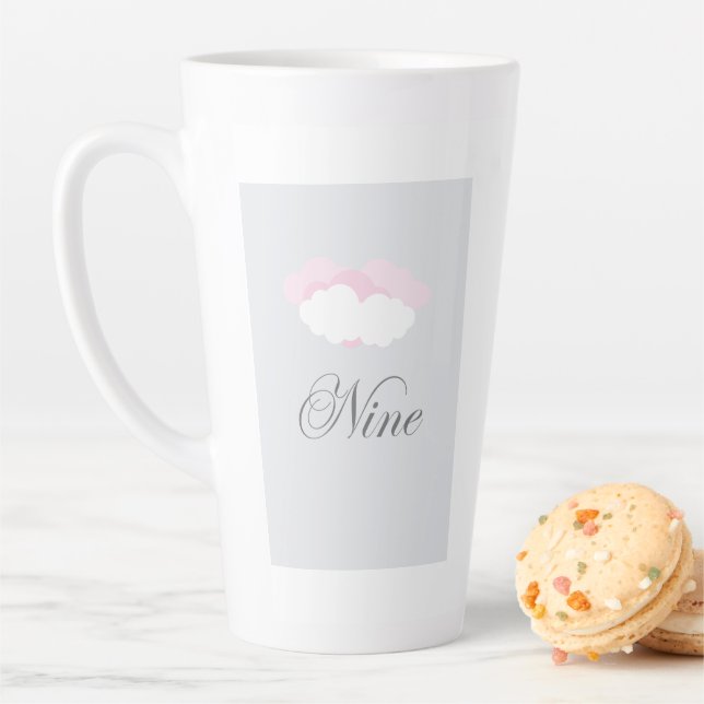 Cloud Nine - Dreamy Sky Inspired Design Latte Mug (In Situ)
