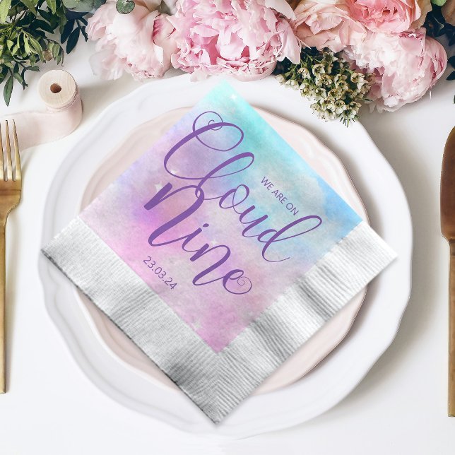 Cloud Nine Girl Baby Shower   Napkin (Creator Uploaded)