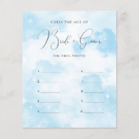 Cloud Nine Guess the Age of Bride and Groom Game