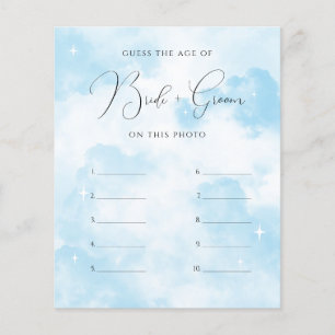 Cloud Nine Guess the Age of Bride and Groom Game
