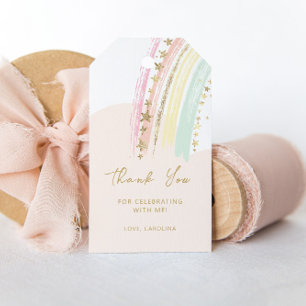 Cloud Nine Rainbow Birthday Gift Tags