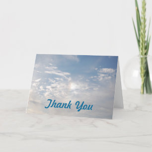 CLOUD NINE - thank-you card