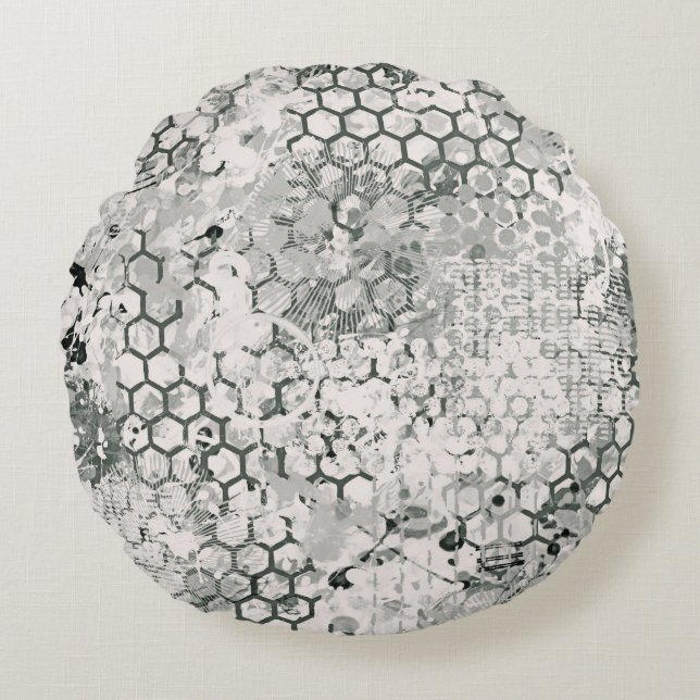 Cloud Odyssey Round Pillow (Front)