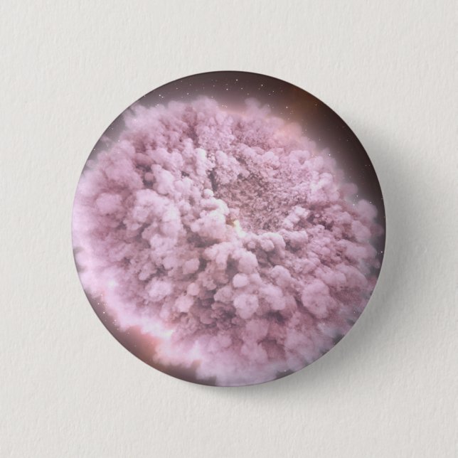 Cloud Of Debris From Two Neutron Stars 2 Inch Round Button (Front)