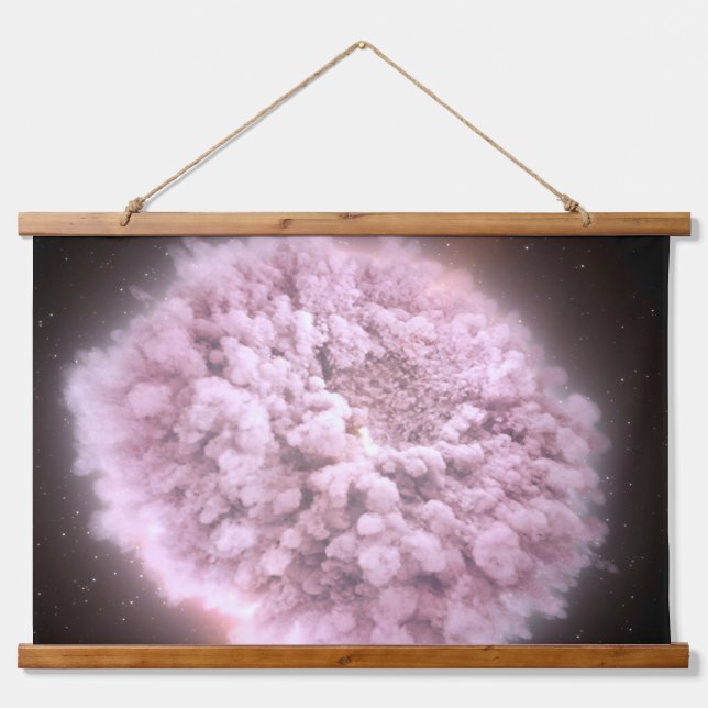 Cloud Of Debris From Two Neutron Stars Hanging Tapestry (Front)