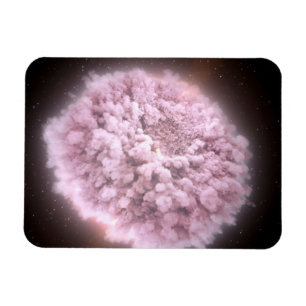 Cloud Of Debris From Two Neutron Stars Magnet