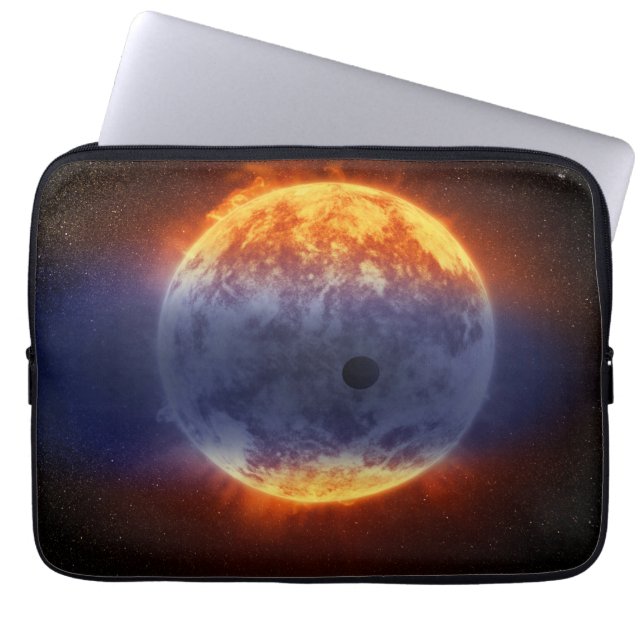 Cloud Of Hydrogen Gas Off Exoplanet Gj 3470b Laptop Sleeve (Front)