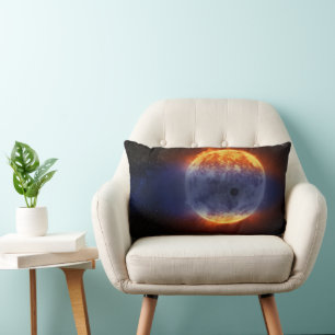 Cloud Of Hydrogen Gas Off Exoplanet Gj 3470b Lumbar Pillow