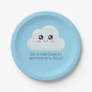 Cloud Paper Plate