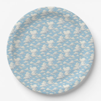 Cloud Pattern Paper Plate