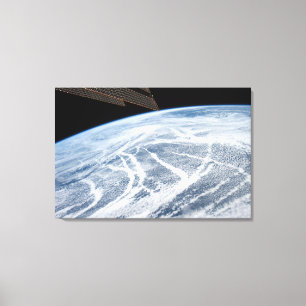 Cloud Patterns South Of The Aleutian Islands. Canvas Print