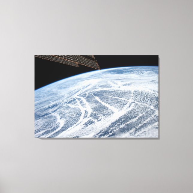 Cloud Patterns South Of The Aleutian Islands. Canvas Print (Front)