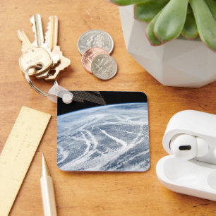 Cloud Patterns South Of The Aleutian Islands. Keychain