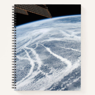 Cloud Patterns South Of The Aleutian Islands. Notebook