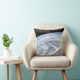 Cloud Patterns South Of The Aleutian Islands. Throw Pillow