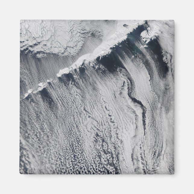 Cloud patterns visible over the Aleutian Island Magnet (Front)