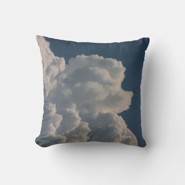 Cloud Poodle Decorative Pillow (Front)