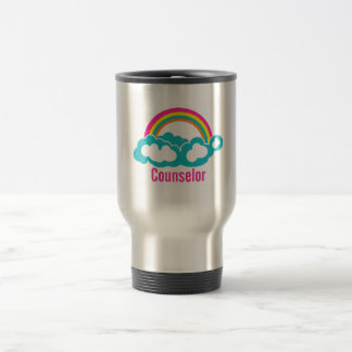 Cloud Rainbow Counsellor Travel Mug