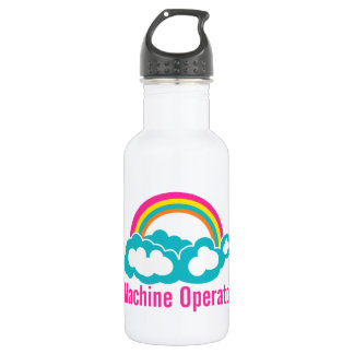 Cloud Rainbow Machine Operator 532 Ml Water Bottle