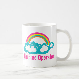 Cloud Rainbow Machine Operator Coffee Mug