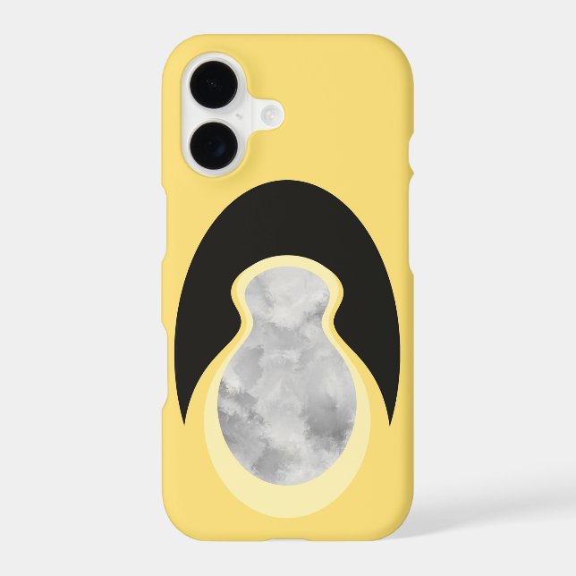 Cloud-Seed Abstract iPhone Case (Back)