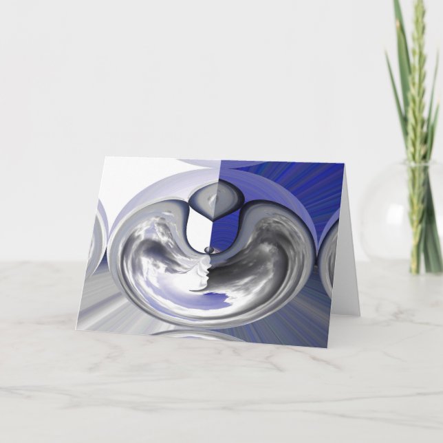 Cloud Shapes Holiday Card (Front)