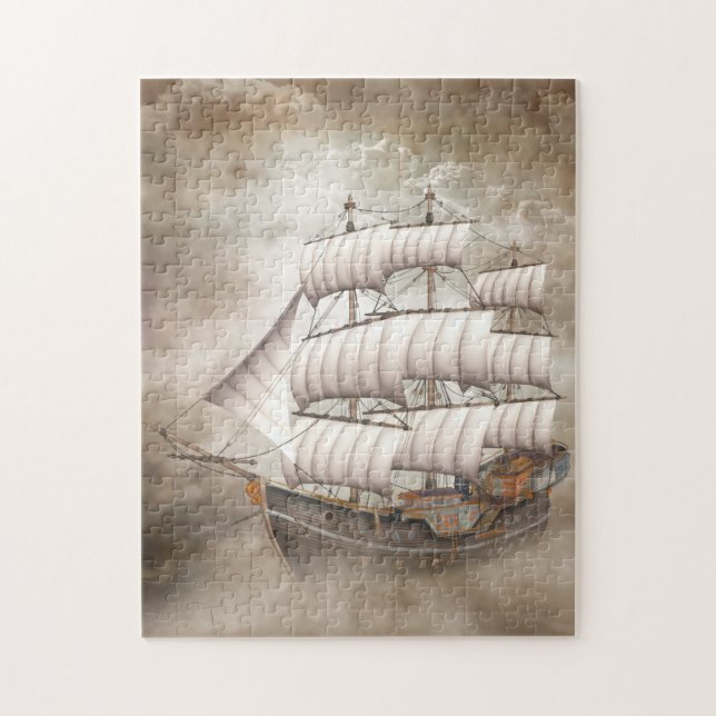 Cloud Ship Puzzle (Vertical)