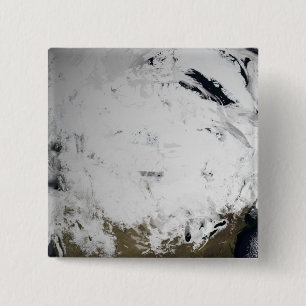 Cloud simulation of a single day 2 inch square button