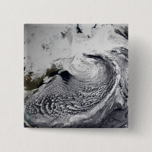 Cloud simulation of a single day 3 2 inch square button