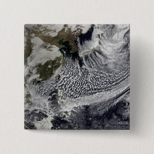 Cloud simulation of a single day 4 2 inch square button