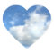 Cloud Sparkles Heart Sticker