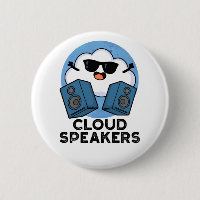Cloud Speakers Funny Weather Pun 