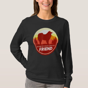 Cloud Spitz American Eskimo Dog T-Shirt