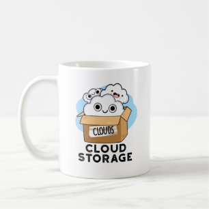 Cloud Storage Funny Weather Technology Pun  Coffee Mug