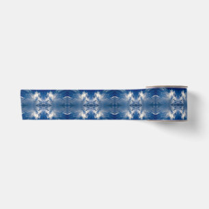 Cloud Streaks Abstract Satin Ribbon