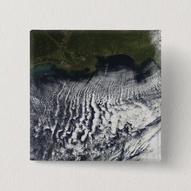 Cloud streets are visible 2 inch square button (Front)